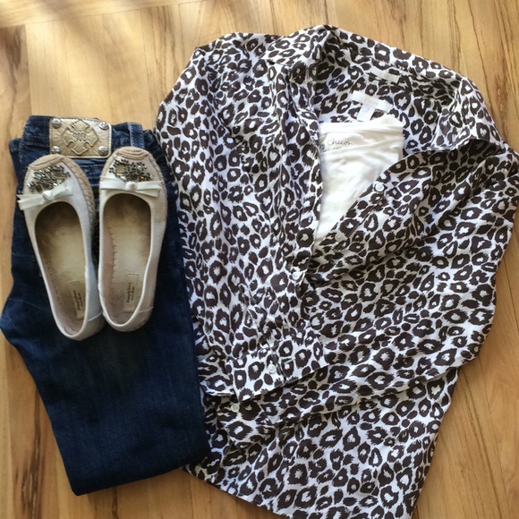 Chico’s button down shirt - Picture 1 of 4